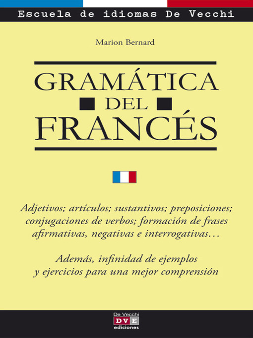 Title details for Gramática del francés by Marion Bernard - Wait list